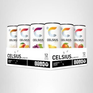 CELSIUS Assorted Flavors Official Variety Pack of 12, 12 Fl oz