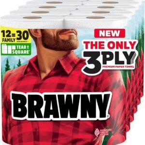 Brawny Tear-A-Square 3-Ply Paper Towels