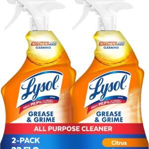 Lysol Pro Kitchen Spray Cleaner, Pack of 2, 22oz