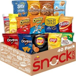 Frito-Lay Ultimate Classic Snacks Package, Variety Pack of 40